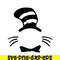 DS105122309-Black Cat With The Black Hat Monogram SVG, Dr Seuss SVG, Cat in the Hat SVG DS105122309.png