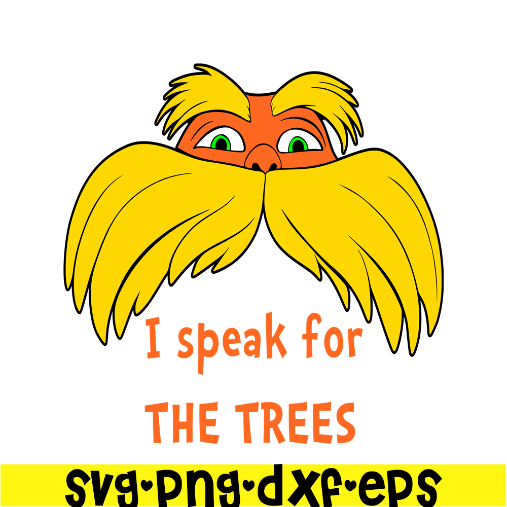 DS105122311-I speak for tree SVG, Dr Seuss SVG, Dr. Seuss' the Lorax SVG DS105122311.png