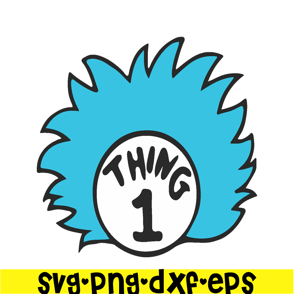 DS205122399-Thing 1 Head SVG, Dr Seuss SVG, Cat In The Hat SVG DS205122399.png