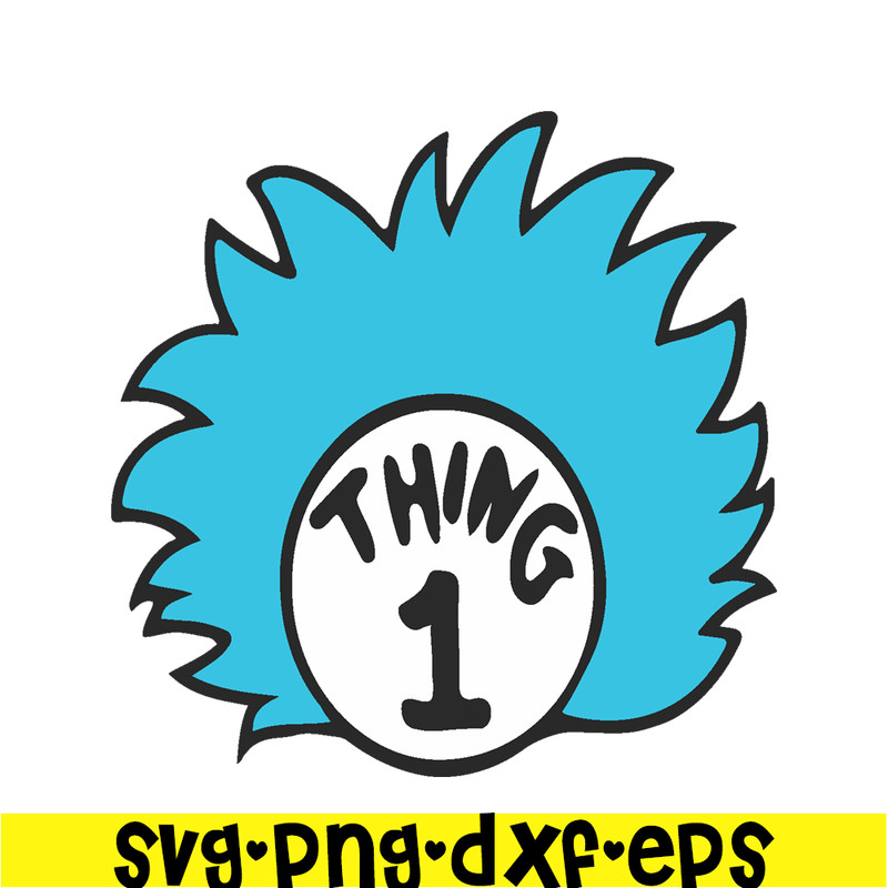 DS205122399-Thing 1 Head SVG, Dr Seuss SVG, Cat In The Hat SVG DS205122399.png