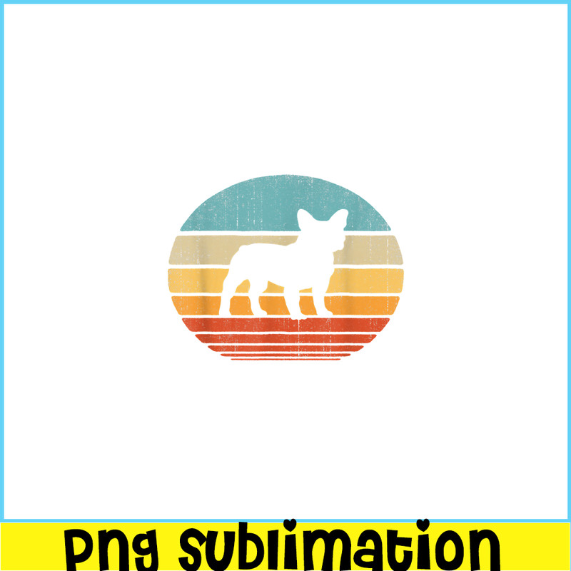 HL161023109-French Bulldog Vintage Silhouette 60s 70s PNG, Frenchie Dog Lover PNG, French Dog Artwork PNG.png