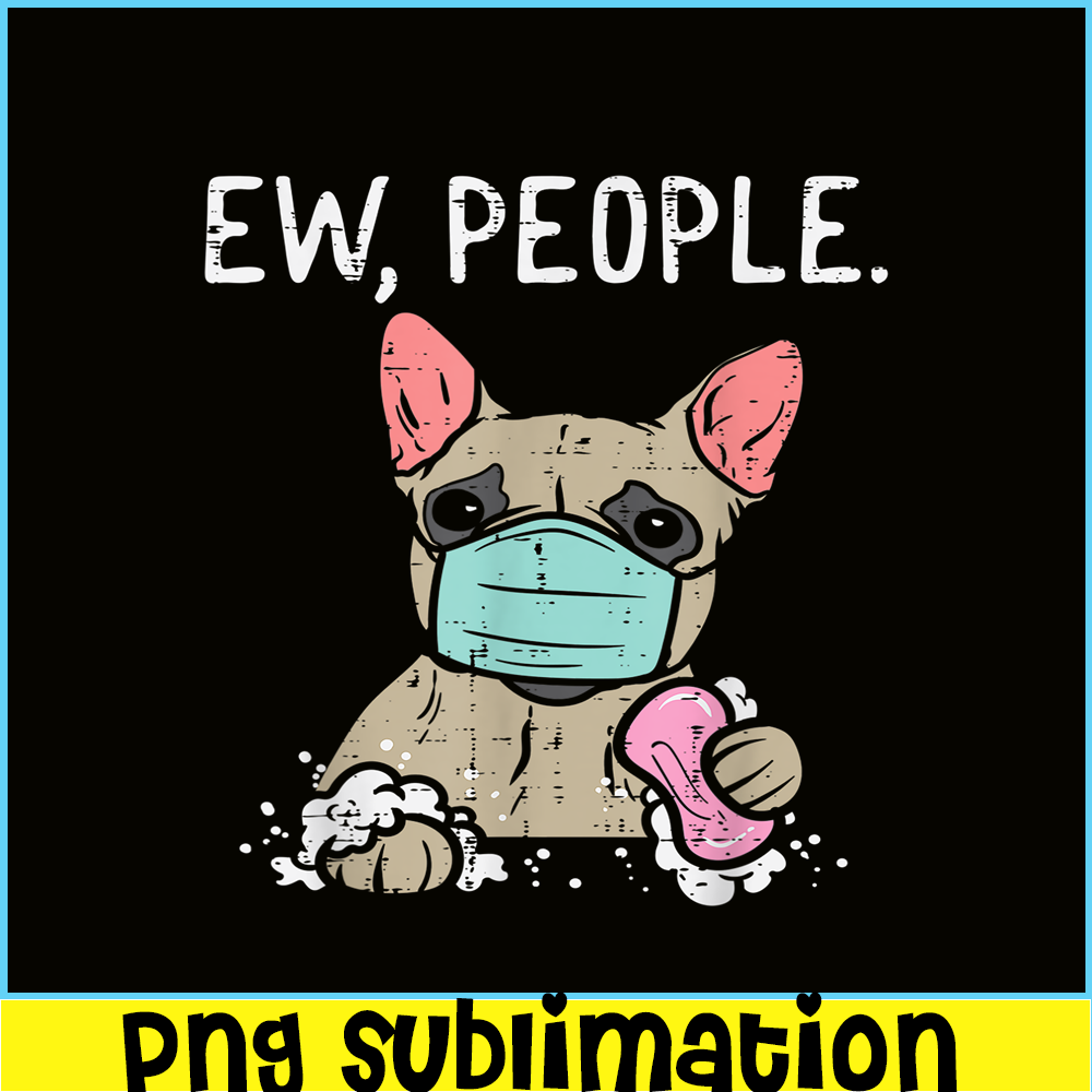 HL16102331-Ew People PNG, French Bulldog PNG, Mask Frenchie Dog PNG.png