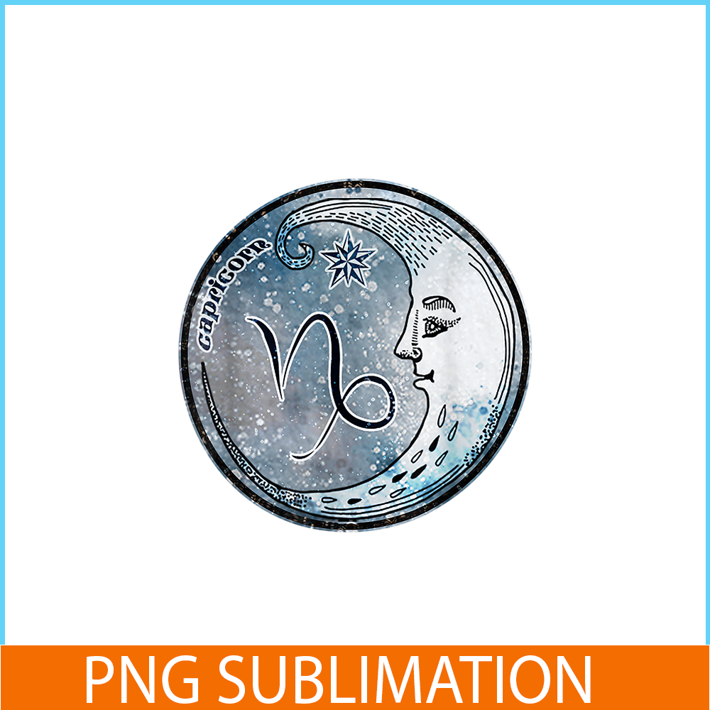 CPB28102323-Capricorn Moon PNG Sign Astrology PNG Zodiac Symbol PNG.png