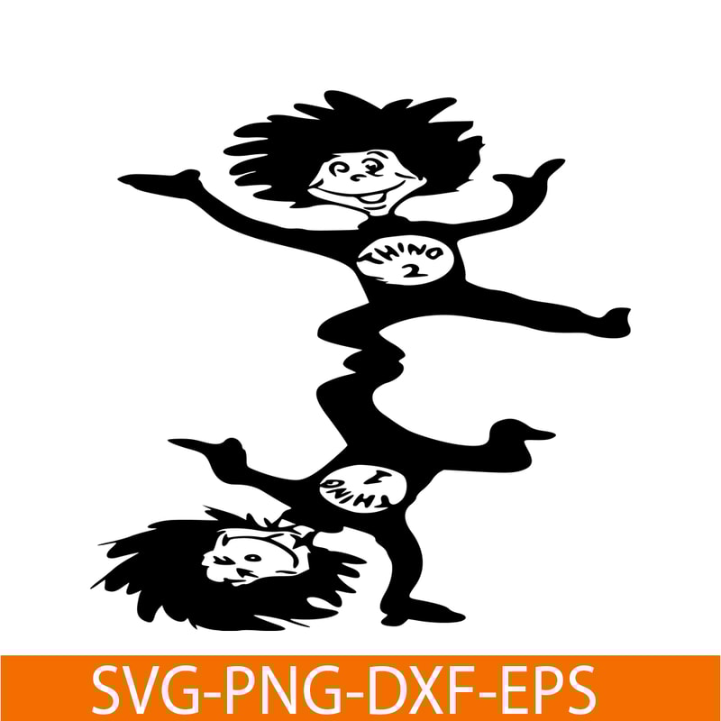 DS105122327-Naughty Thing 1 And Thing 2 SVG, Dr Seuss SVG, Cat In The Hat SVG DS105122327.png