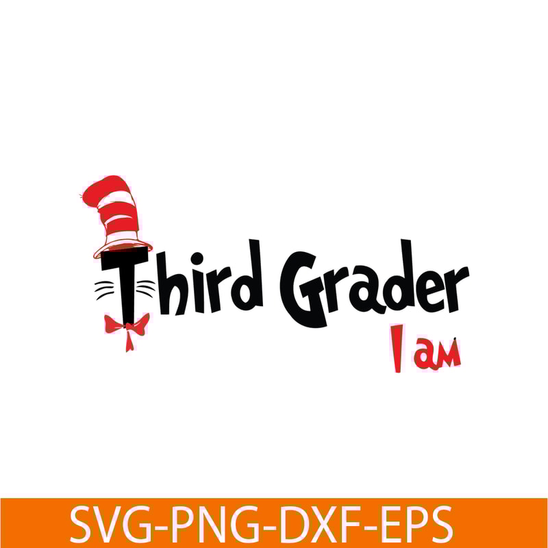 DS105122398-Third Grader SVG, Dr Seuss SVG, Dr Seuss Quotes SVG DS105122398.png