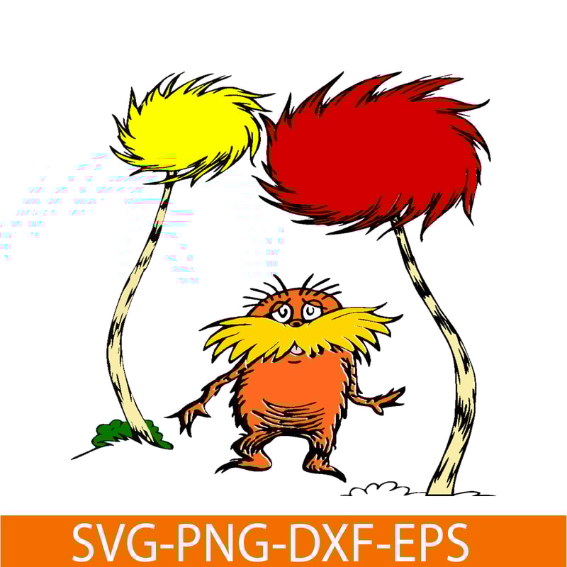 DS205122317-Lorax And His Trees SVG, Dr Seuss SVG, Dr. Seuss' the Lorax SVG DS205122317.png