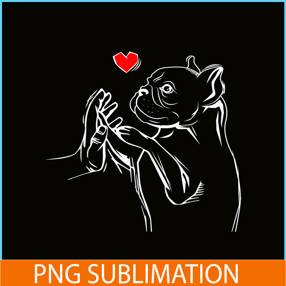 HL16102354-French Bulldog Love PNG, French Dog Artwork PNG, Bulldog Mascot PNG.png