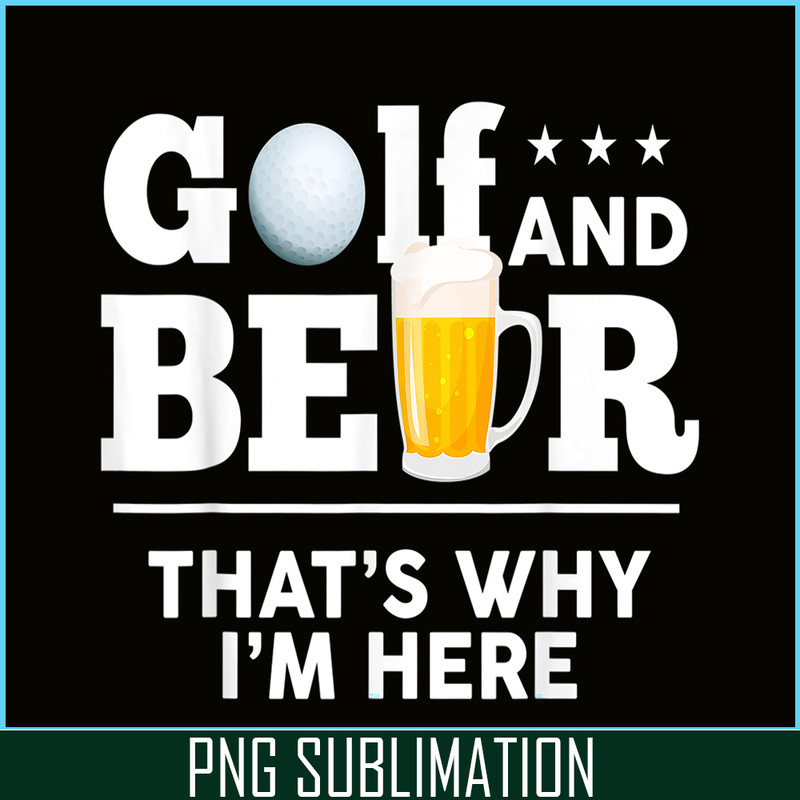 BEER28102335-Golf And Beer PNG Funny Beer Lovers PNG Beer Time PNG.png