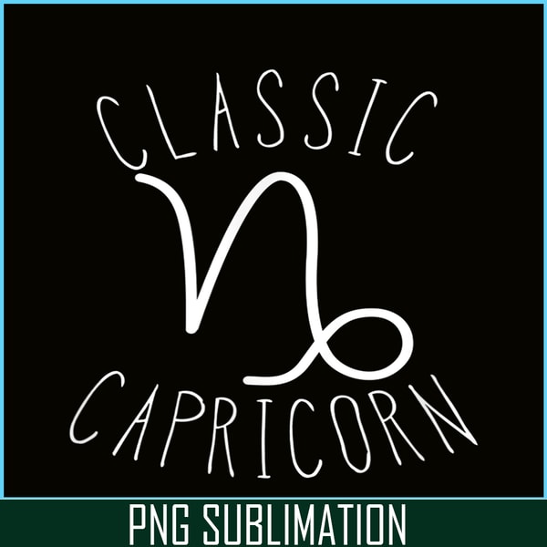 c-Classic Capricorn PNG Astrology Sign PNG Capricorn Birthday Gift PNG.png