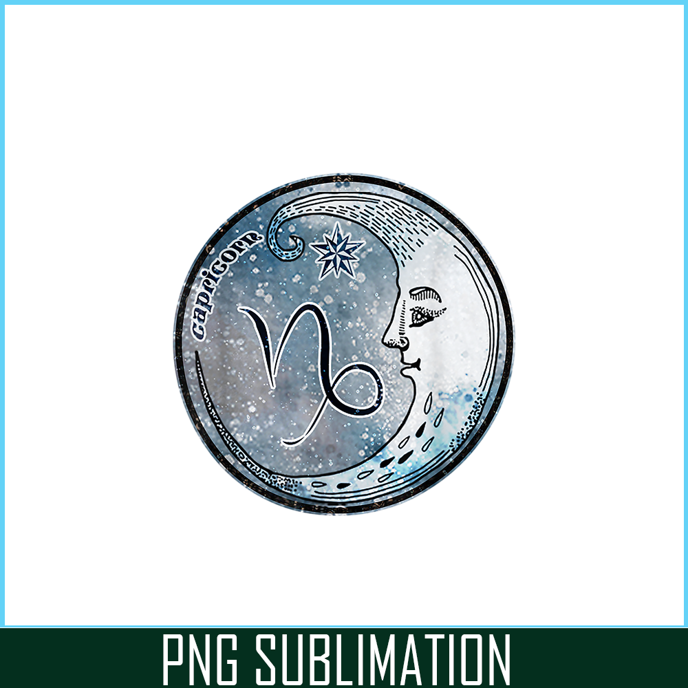 CPB28102323-Capricorn Moon PNG Sign Astrology PNG Zodiac Symbol PNG.png