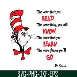 the more that you read the more you will know svg, dr seuss svg, dr seuss quotes svg ds1051223142