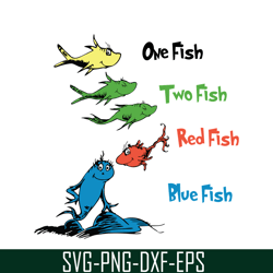one or two fish svg, dr seuss svg, dr seuss quotes svg ds1051223156