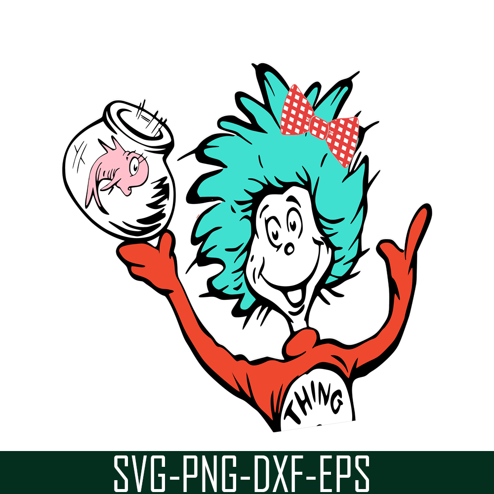 DS105122328-Thing 2 Half SVG, Dr Seuss SVG, Cat In The Hat SVG DS105122328.png