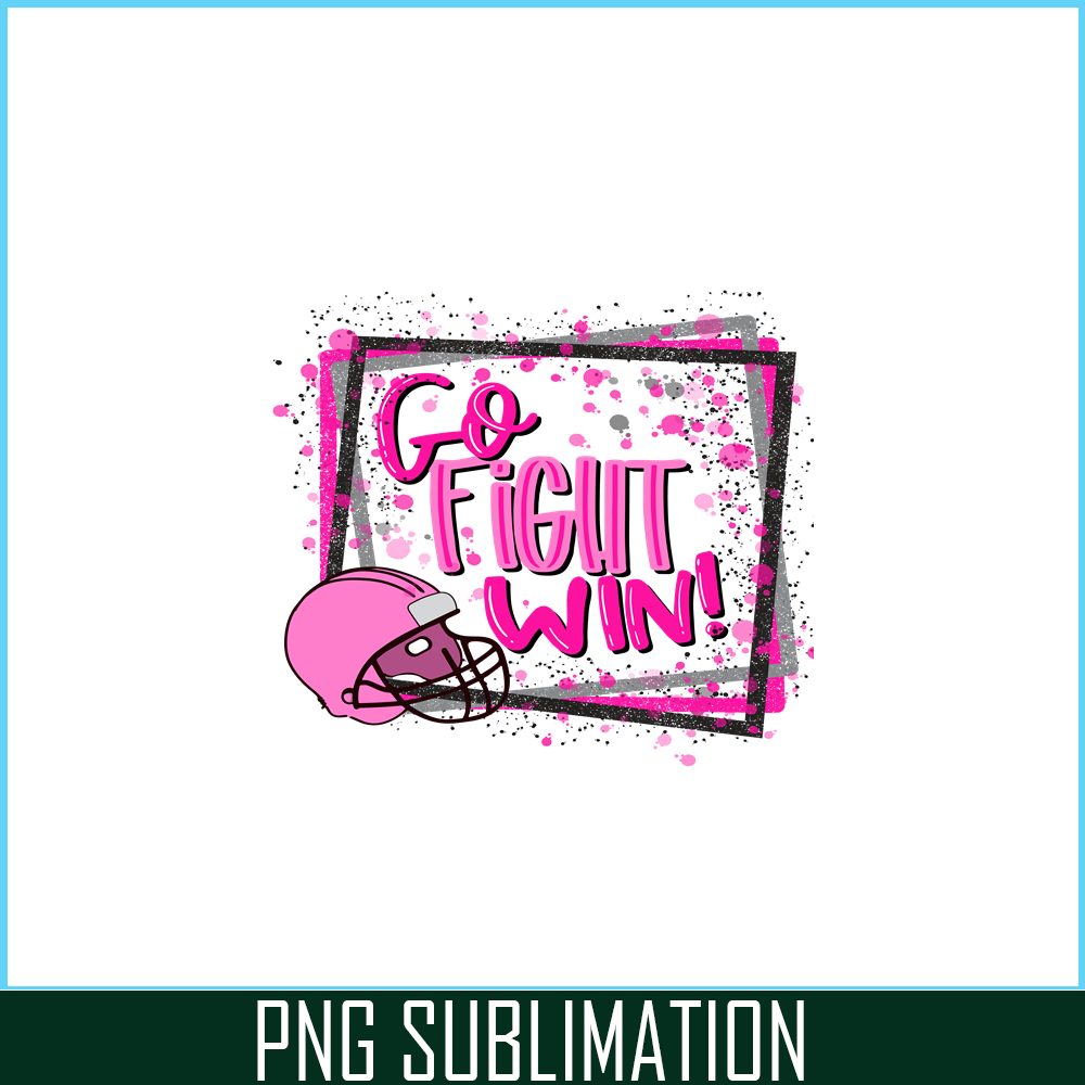 HL14102306-Go Fight Win Pink October Print Short Sleeve T-shirt PNG.png