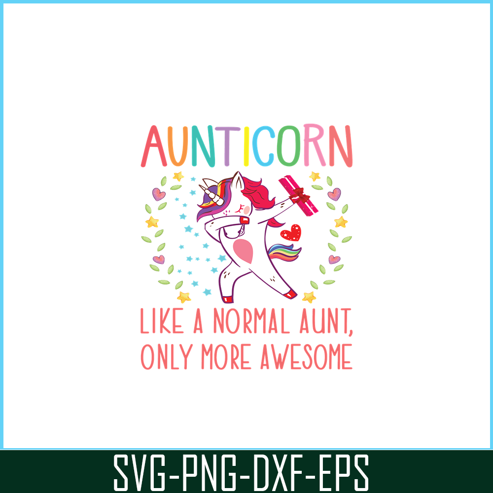PNG14102343-Aunticorn Cute Unicorn for an Awesome Aunt Fitted T-Shirt Png.png