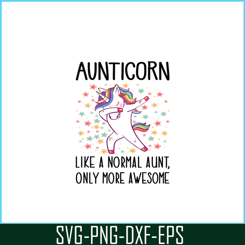 PNG14102346-Aunticorn Like An Aunt Only Awesome Dabbing Unicorn Premium Scoop T-Shirt Png.png