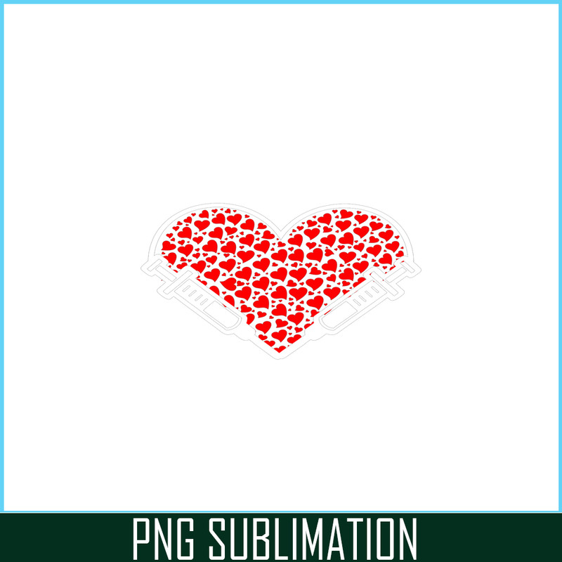 VLT21102342-Phlebotomy Needle Syringe Heart Valentines PNG, Lovely Valentine PNG, Valentine Holidays PNG.png