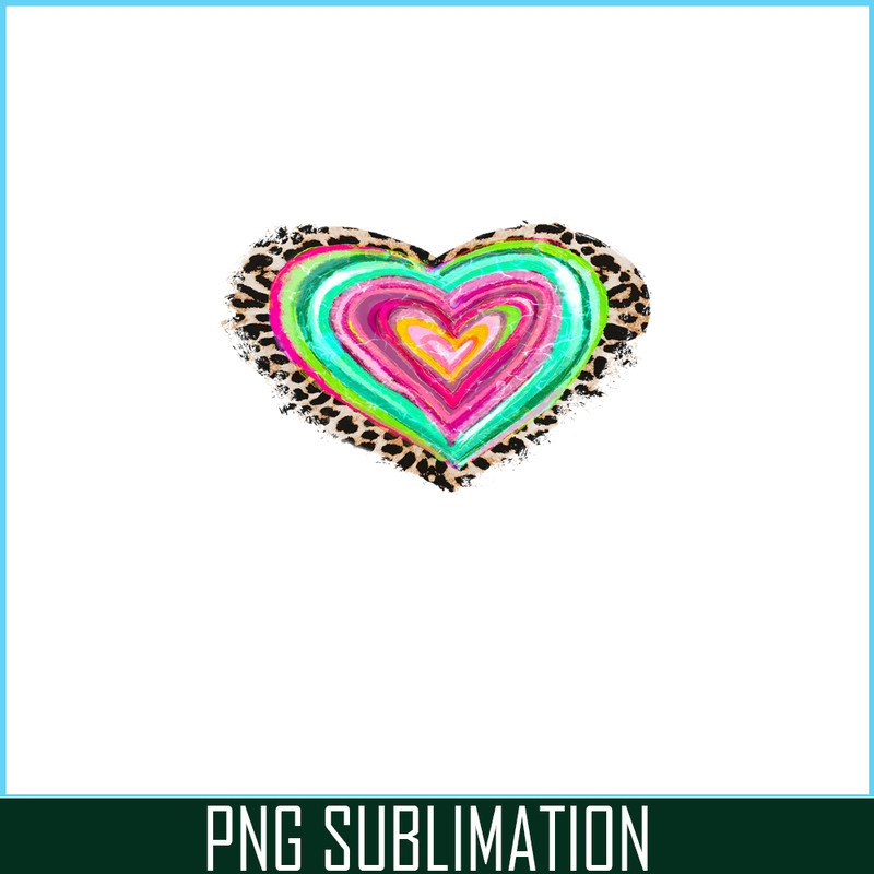 VLT21102385-Leopard Colorful Hearts PNG, Sweet Valentine PNG, Valentine Holidays PNG.png