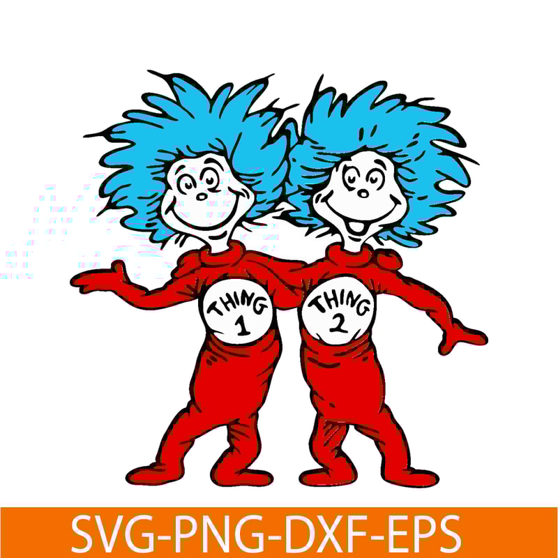 DS205122318-Thing 1 Thing 2 Together SVG, Dr Seuss SVG, Dr. Seuss' the Lorax SVG DS205122318.png