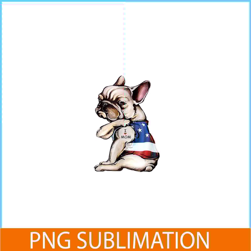 HL16102396-French Bulldog Tattoo PNG, Frenchie Dog Lover PNG, French Dog Artwork PNG.png
