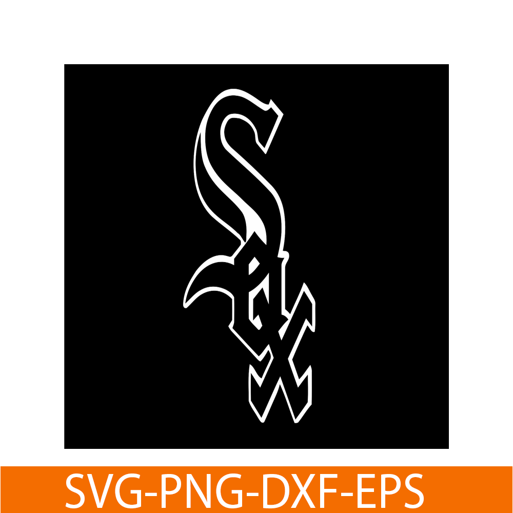 MLB01122311-White Sox The Black Flag SVG PNG DXF EPS AI, Major League Baseball SVG, MLB Lovers SVG MLB01122311.png