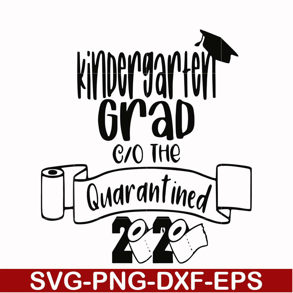 CMP066-kindergarten grad the quarantined 2020 svg, png, dxf, eps digital file CMP066.jpg