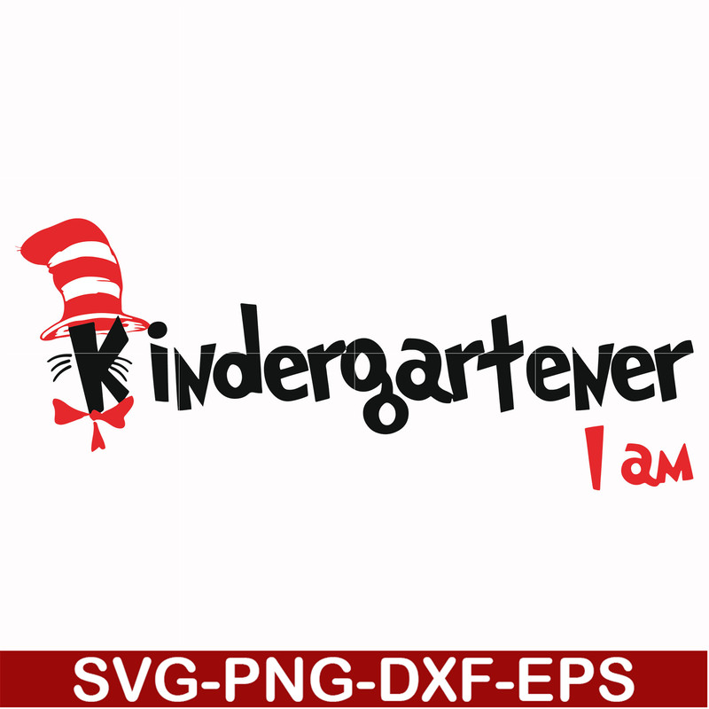 DR00065-Kindergartener I am svg, png, dxf, eps file DR00065.jpg