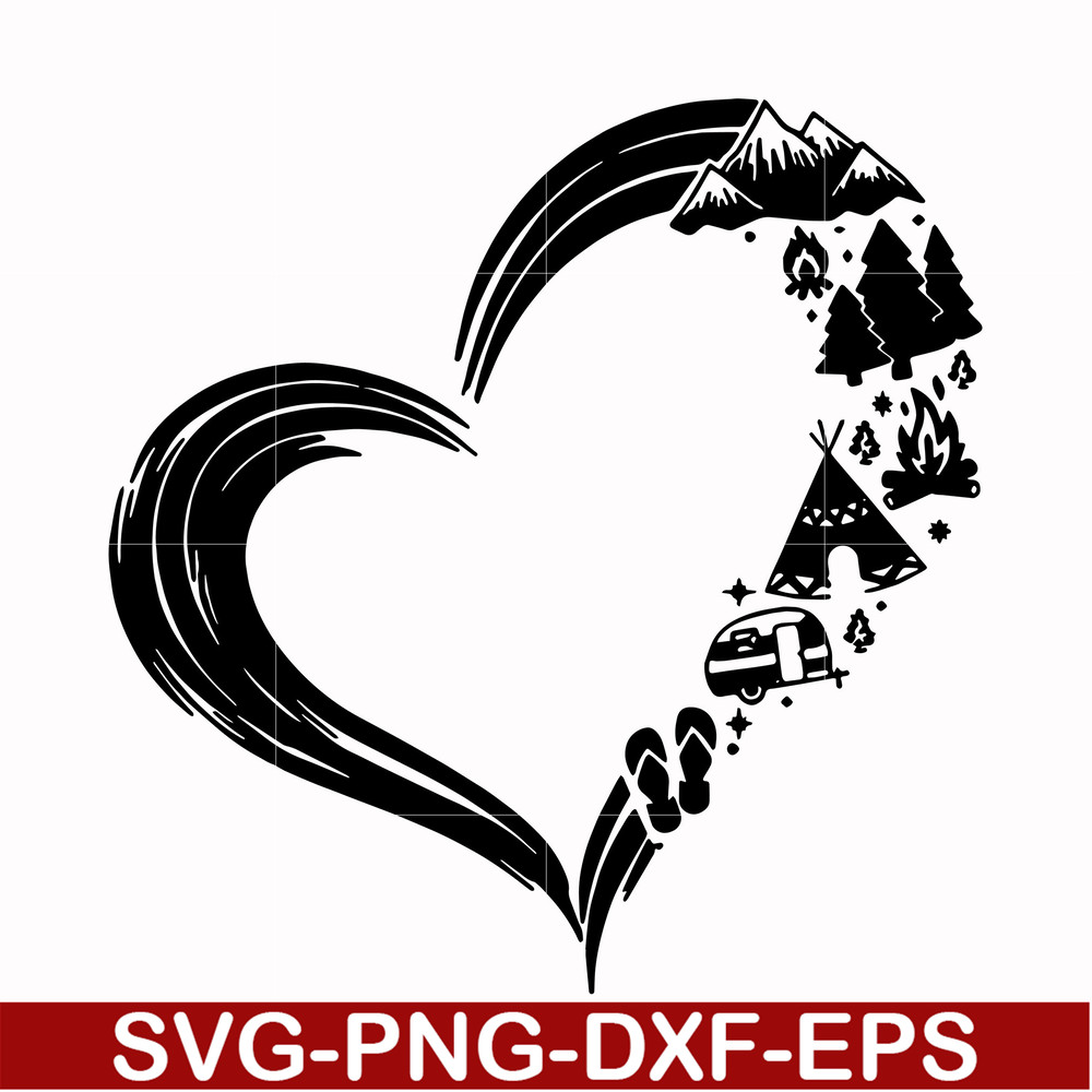CMP022-Heart camper svg, png, dxf, eps digital file CMP022.jpg