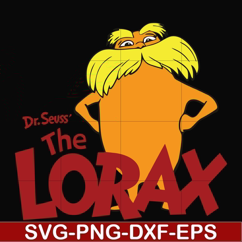 DR00011-The LORAX Dr.Seuss svg, png, dxf, eps file DR00011.jpg