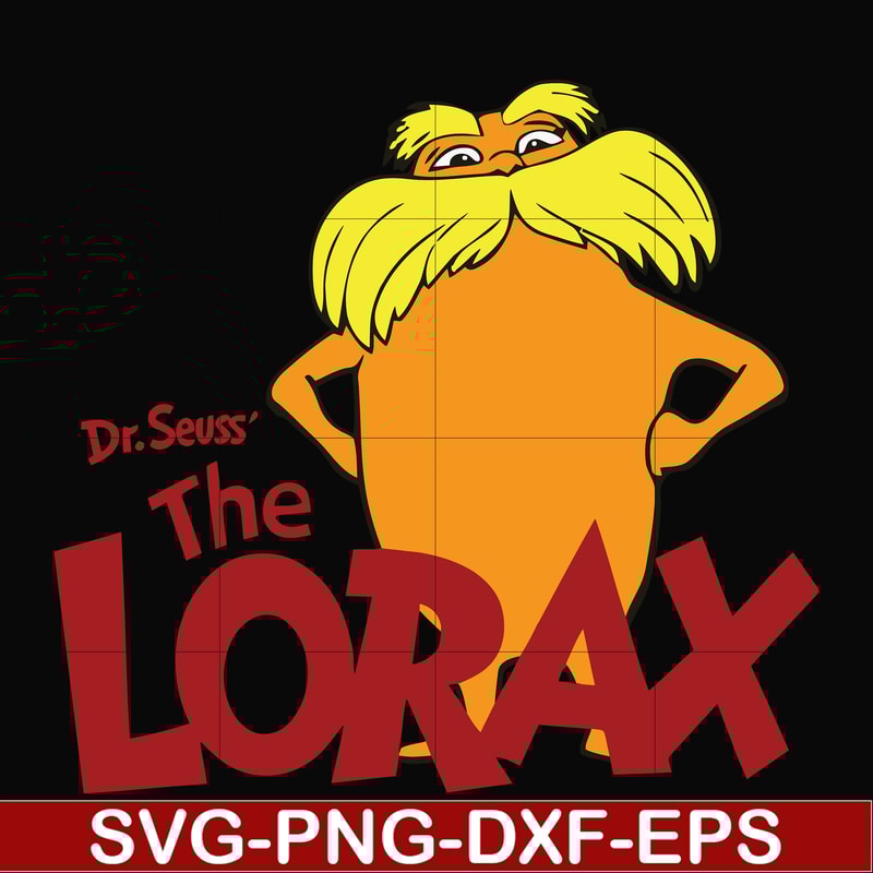 DR00011-The LORAX Dr.Seuss svg, png, dxf, eps file DR00011.jpg