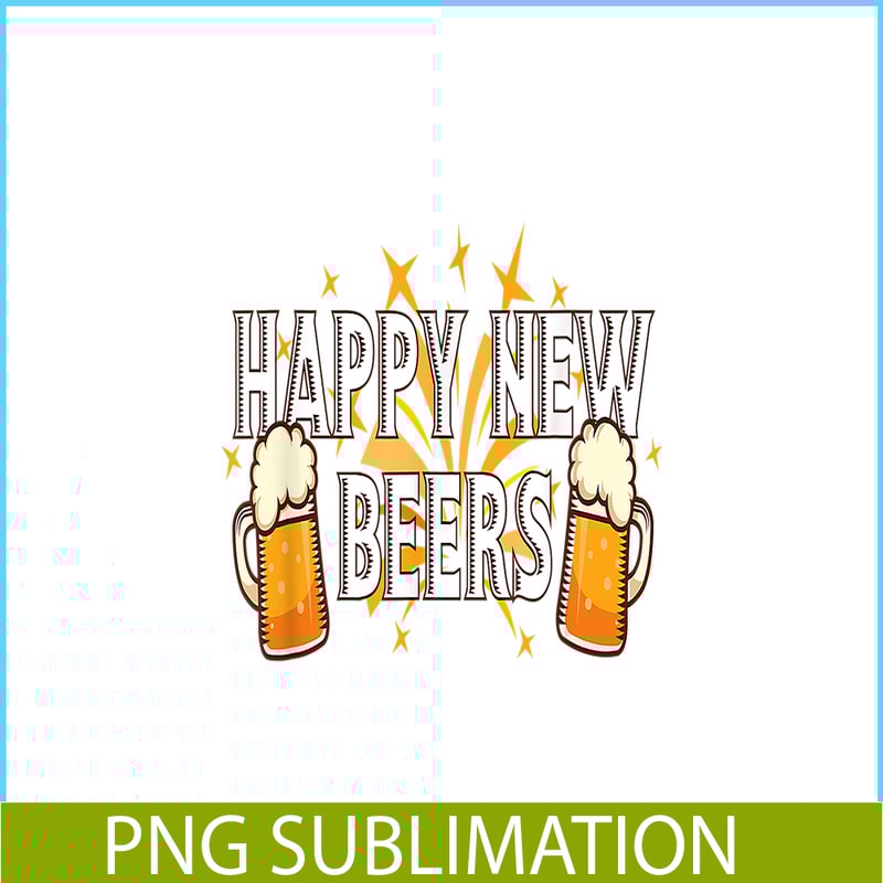 BEER28102336-Happy New Beers PNG New Year Party PNG New Year With Beer PNG.png