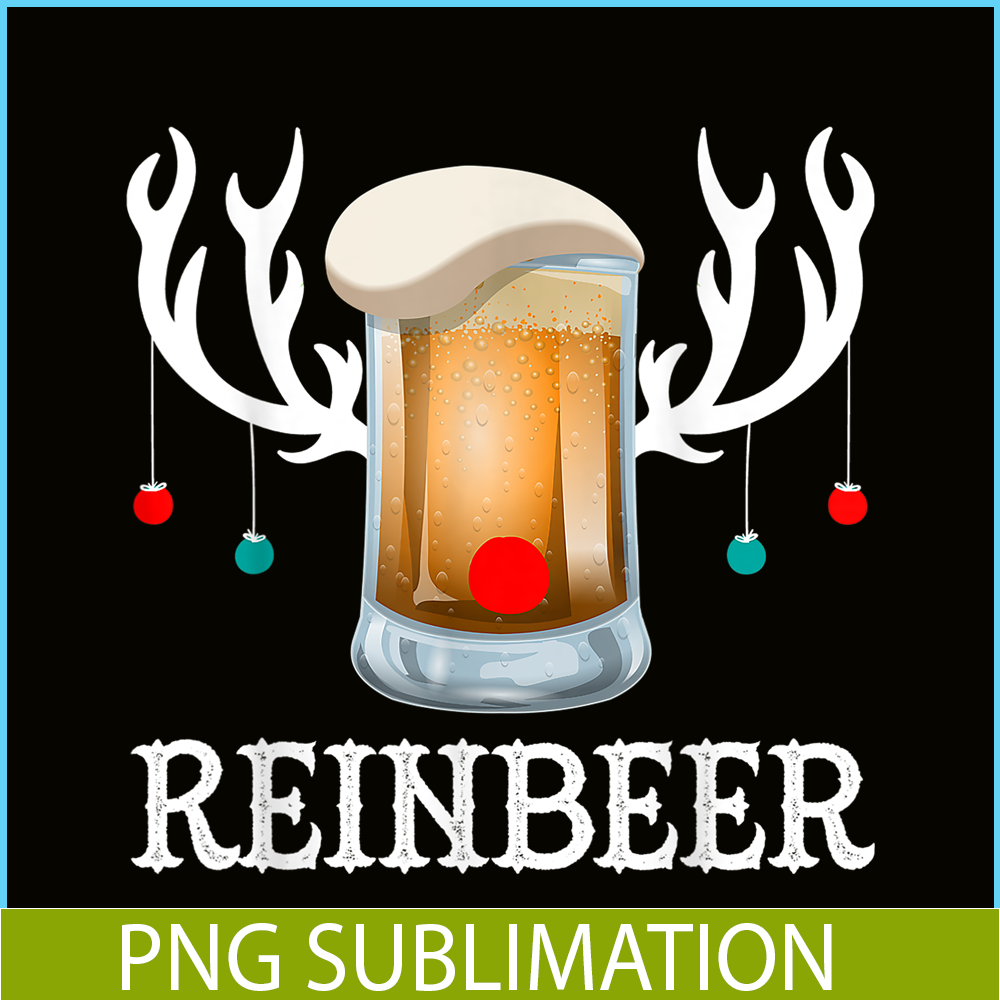 BEER28102367-Reinbeer PNG Funny Christmas Gift For Beer Lovers PNG Christmas And Beer PNG.png