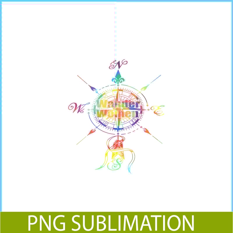 CAMP07112385-Wander Women PNG Camping PNG Compass On A American Flag Background PNG.png