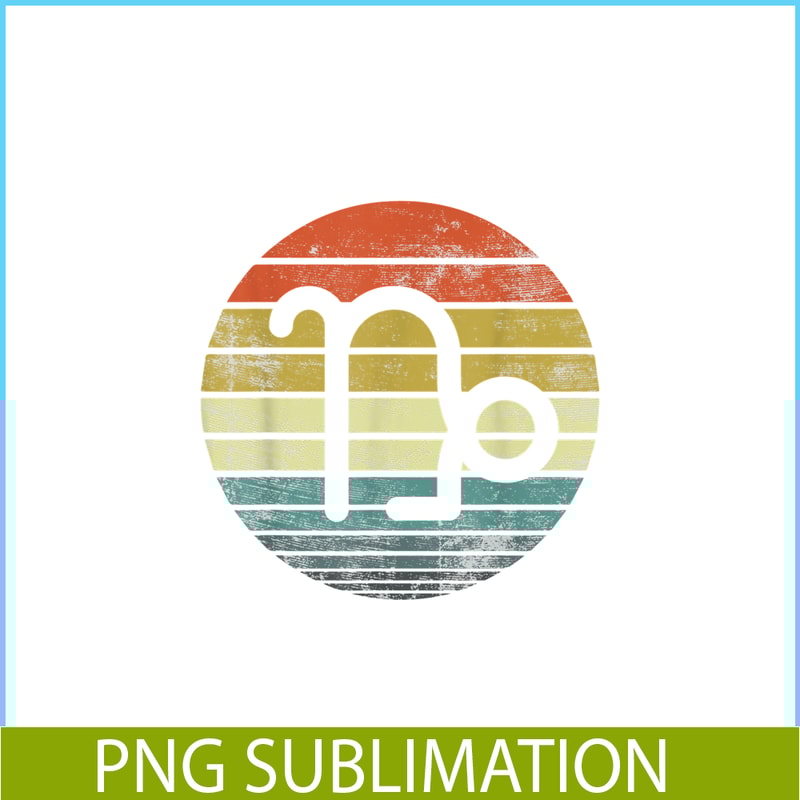 CPB28102313-Capricorn Gifts PNG Funny Retro Sunset PNG Zodiac Sign Birthday PNG.png