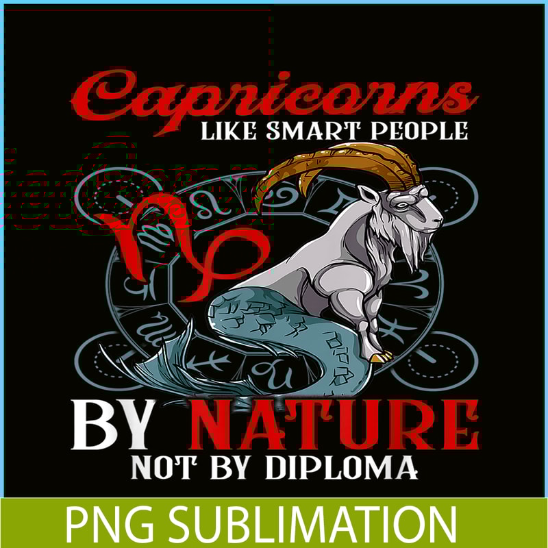 CPB28102343-Capricorn Wise Goat PNG Astrology Art PNG Horoscope Lovers Gift PNG.png