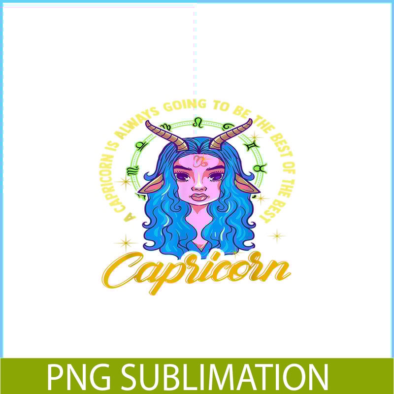 CPB28102384-Capricorn Sign PNG Cute Girl Birthday PNG Capricorn Facts PNG.png