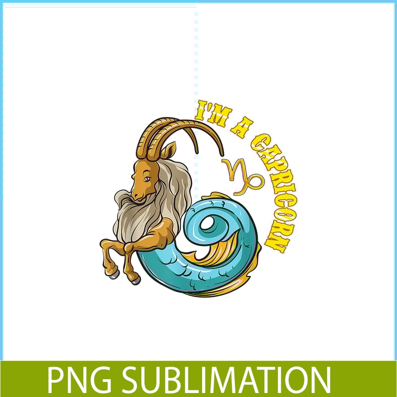 CPB28102387-Zodiac Sign PNG I Am A Capricorn PNG Goat Zodiac PNG.png