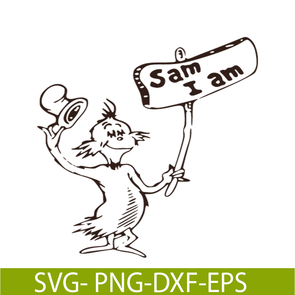 DS105122351-Black Sam I Am SVG, Dr Seuss SVG, Cat In The Hat SVG DS105122351.png