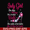 BD0039-July girl she slays, she prays she's beautiful bold she smiles at her haters like a boss in control svg, birthday svg, png, dxf, eps digital file BD0039.