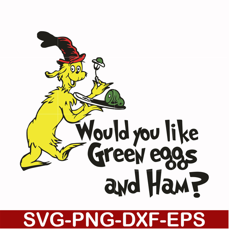 DR000104-Would you like green eggs and ham svg, png, dxf, eps file DR000104.jpg