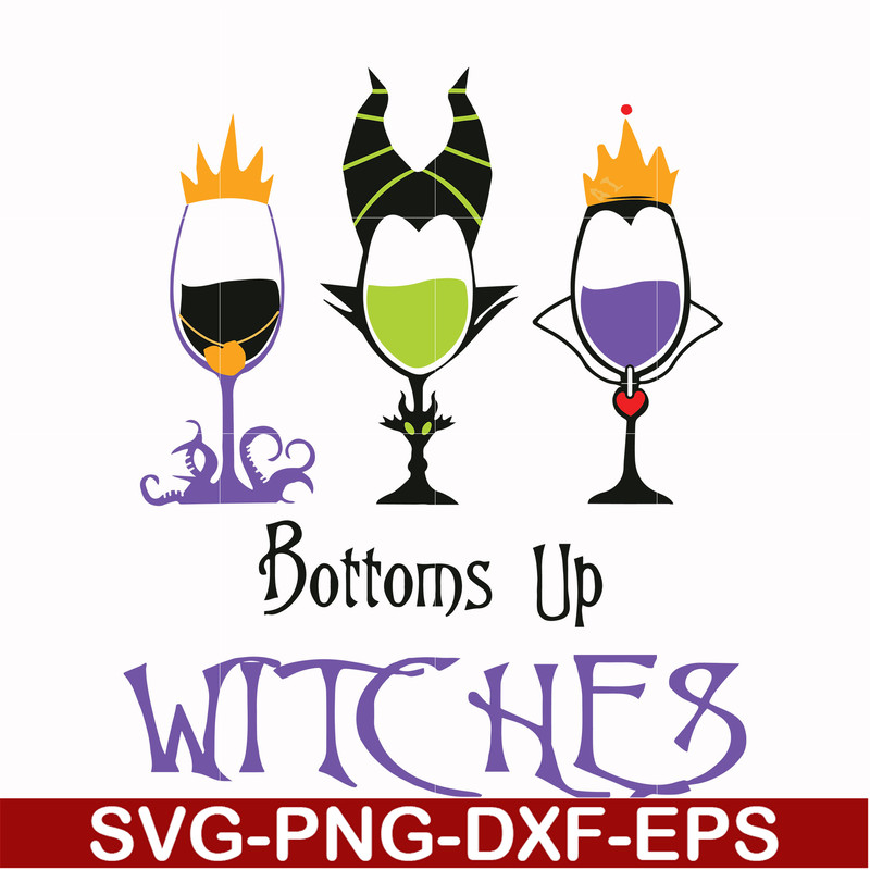 FN00056-Bottoms up Witches svg, png, dxf, eps file FN00056.jpg