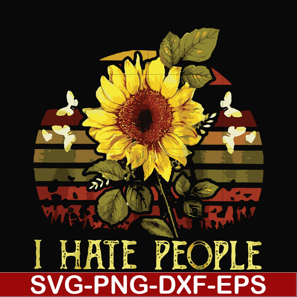 FN000565-I hate people svg, png, dxf, eps file FN000565.jpg