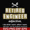 FN000891-Retired engineer I do what I want when I want svg, png, dxf, eps file FN000891.jpg