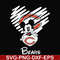 NNFL0047-Bears heart svg, png, dxf, eps digital file NNFL0047.jpg