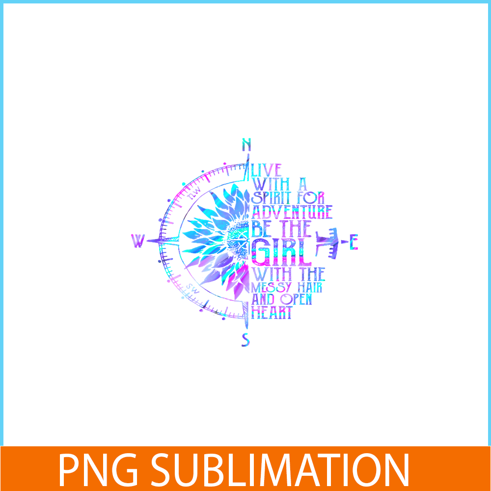 CAMP07112370-Live With A Spirit For Adventure PNG Camping PNG Purple Blue Sunflowers PNG.png