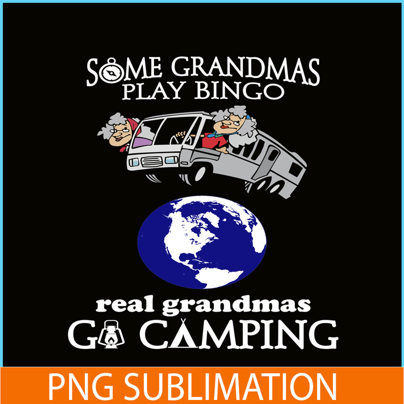 CAMP07112383-Some Grandmas Play Bingo PNG Camping PNG Picture Of 2 Old Women Traveling Around The World PNG.png