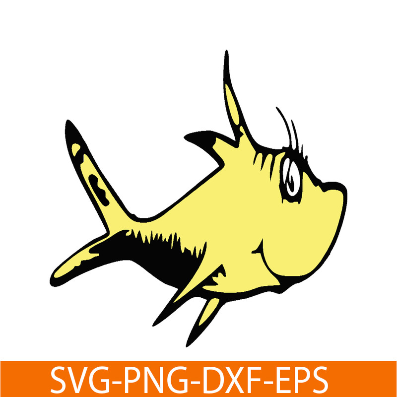 DS205122311-The Yellow Fish SVG, Dr Seuss SVG, Cat In The Hat SVG DS205122311.png