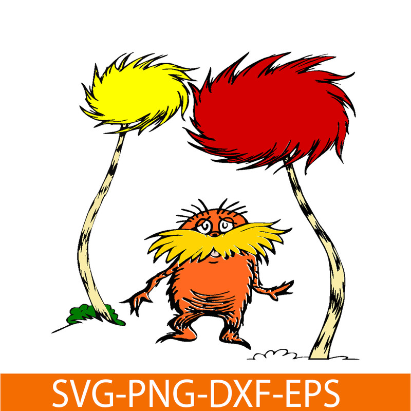 DS205122317-Lorax And His Trees SVG, Dr Seuss SVG, Dr. Seuss' the Lorax SVG DS205122317.png