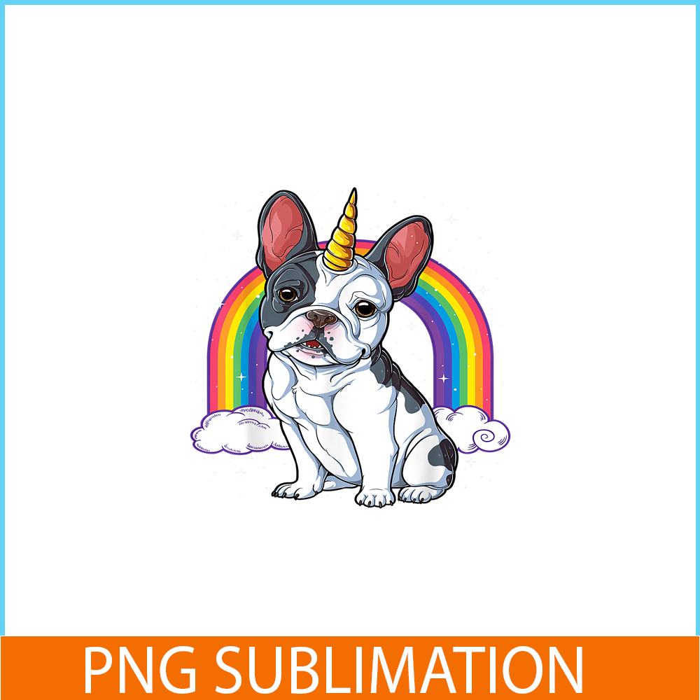 HL161023106-Frenchicorn Bulldog PNG, Frenchie Dog Lover PNG, French Dog Artwork PNG.png