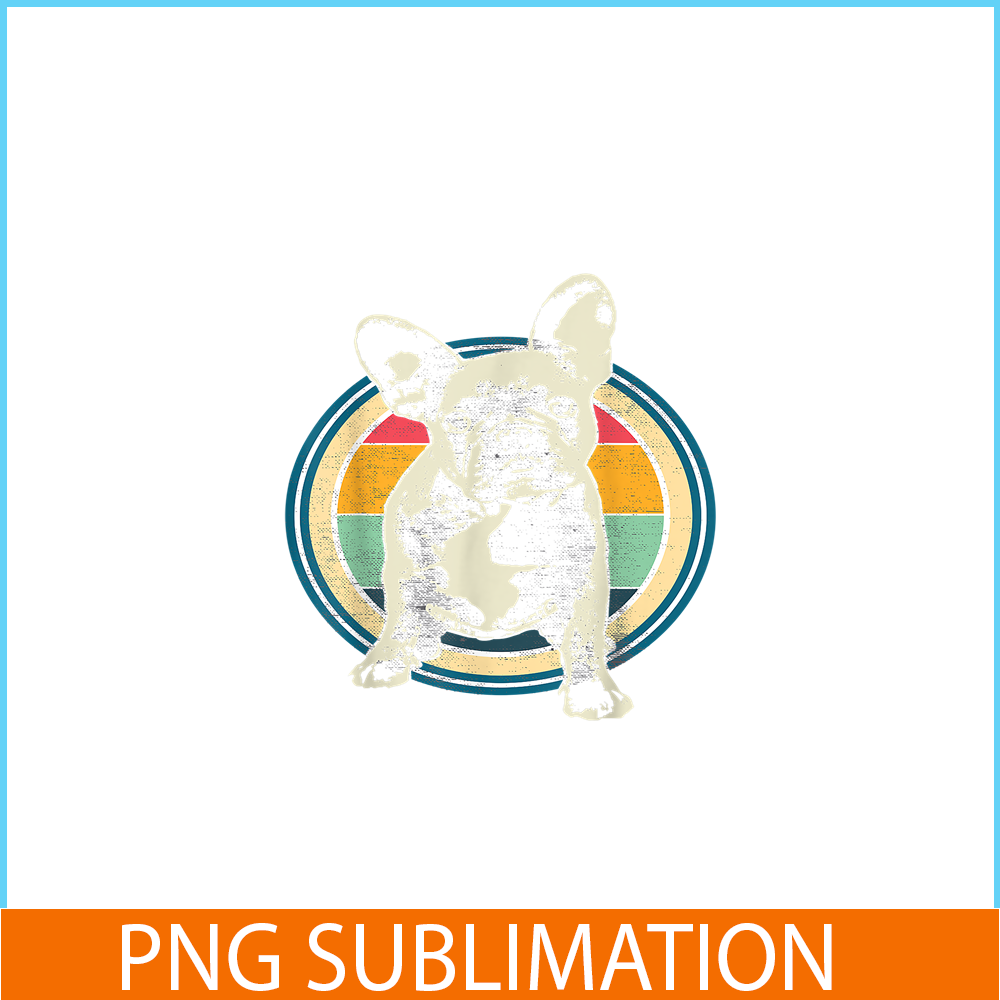 HL161023110-French Bulldog Vintage PNG, Frenchie Dog Lover PNG, French Dog Artwork PNG.png